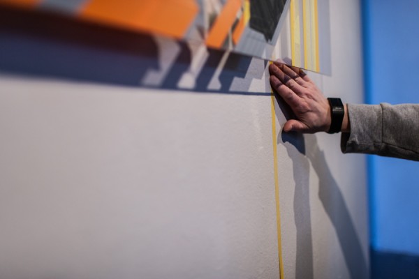 nocurves - tape art @Avantgarden Gallery