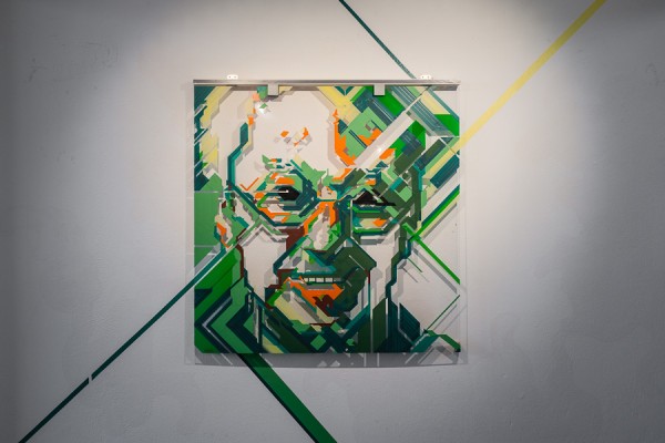 Top of the Lines / No Curves -tape art solo show @avantgardengallery milan - ph. Marco Montanari 2013 (13)