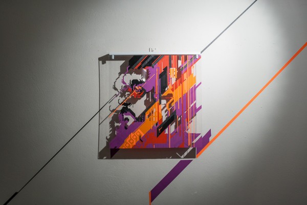 Top of the Lines / No Curves -tape art solo show @avantgardengallery milan - ph. Marco Montanari 2013 (14)