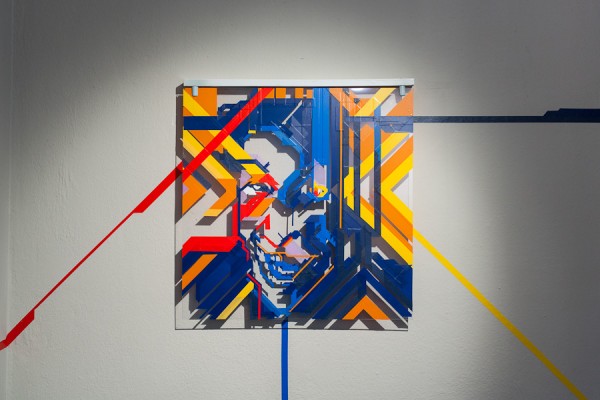 Top of the Lines / No Curves -tape art solo show @avantgardengallery milan - ph. Marco Montanari 2013 (15)